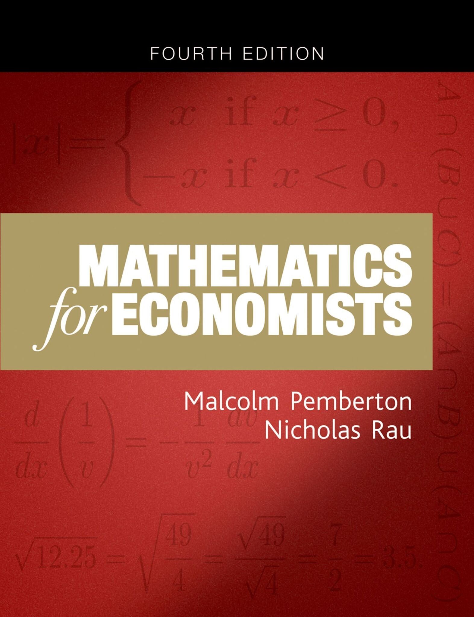 Cover image for Mathematics for economists ISBN 9781784991487